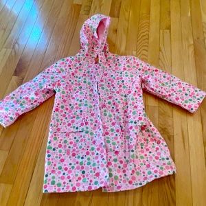 Pluie Pluie Candy Dot Raincoat with fleece lining